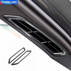 Car Styling A Pillar Air Outlets Frame Decoration Cover Trim Stainless Steel For Audi A6 C8 2019-20 Interior Accessories