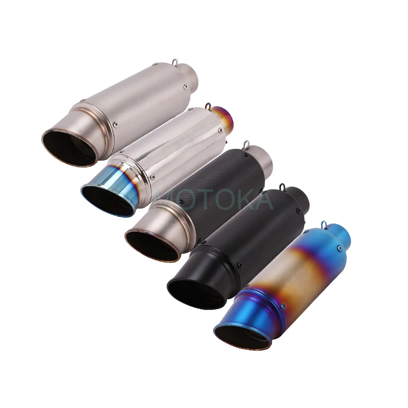 

51mm Universal Motorcycle Modified Exhaust Pipe Z900 Z800 CBR250RR CBR150R GSXR750 R25 R6 K6 K7 K8 Muffler Moto Exhaust Slip-on