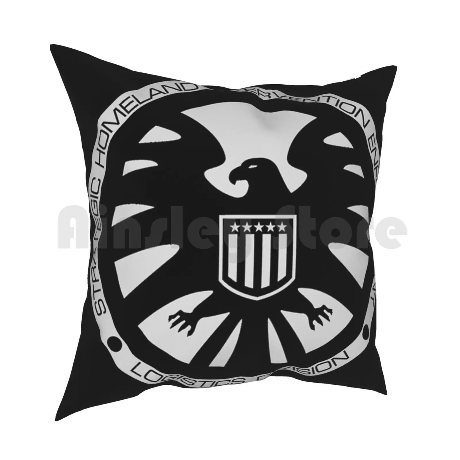 Agents Logo Pillow Case Printed Home Soft DIY Pillow cover Peggy Carter Howard Stark Shield Agents Of Shield Mcu Arju