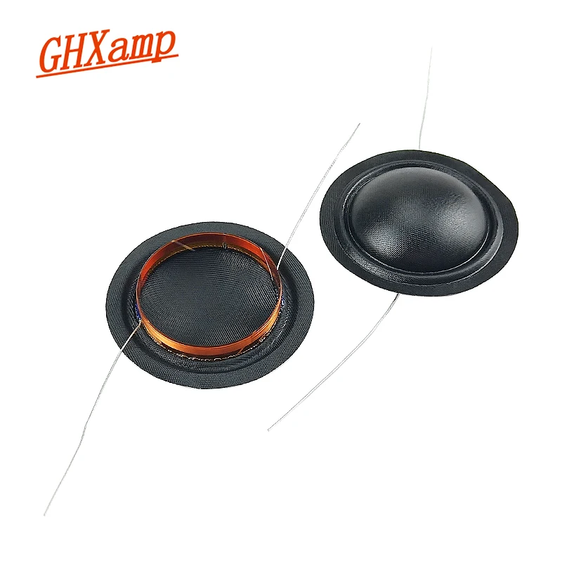 25.4mm Treble Voice Coil 4ohm Silk film Coil Left Right Outlet For Repair HIVI JBL DIY 2pcs