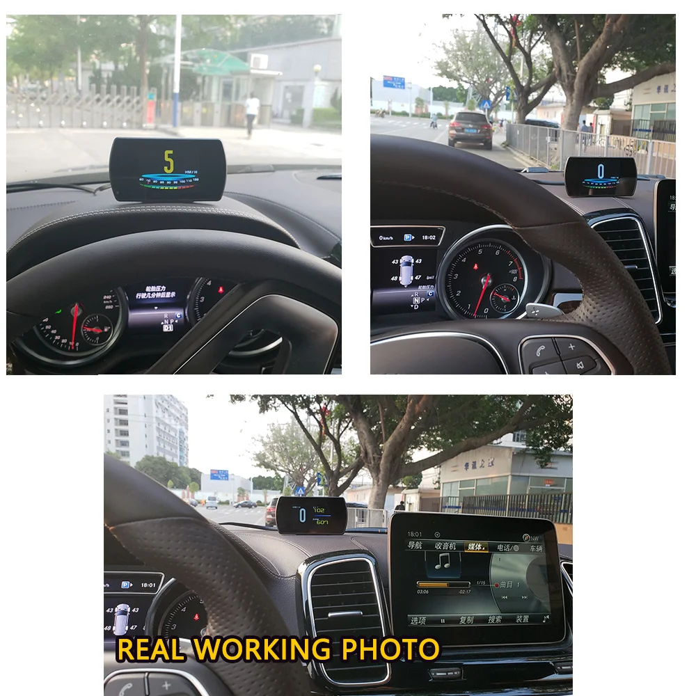 

OHANEE T800 4.3" Smart Digital Head Up Display Car HUAutomobile On-board Computer Car Digital OBD Driving Computer Display Cars