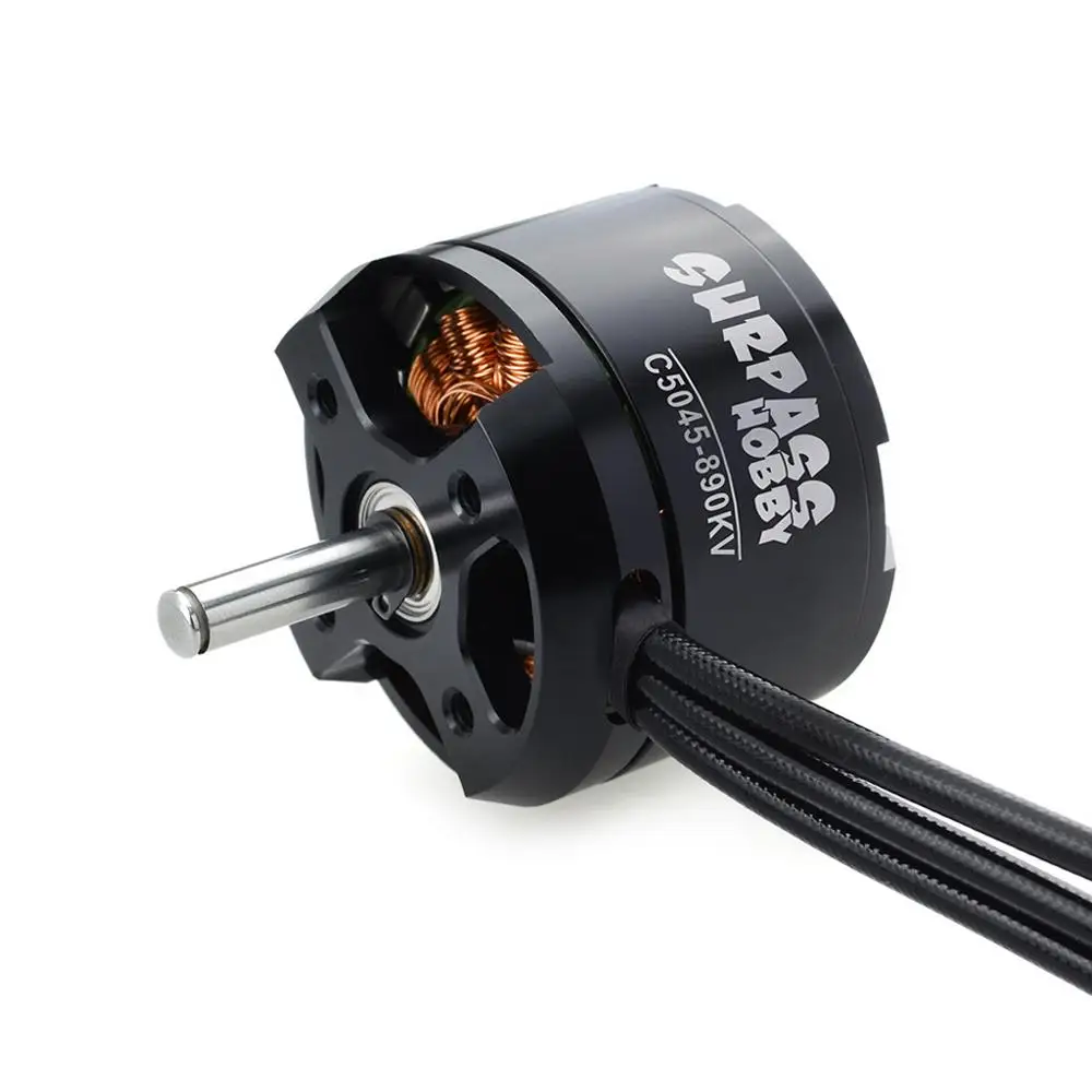 SURPASS HOBBY C5045 9T 5045 720KV 890KV Brushless Motor Brushless Motor for RC Airplane Fixed-wing Glider Aircraft