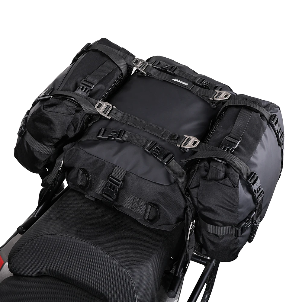 Motorcycle Waterproof Tail Bag Travel Outdoor Dry Luggage Pack Bag 10L 20L 30L Motorbike Luggage Backpack Motorcycle Seat Bags image 3