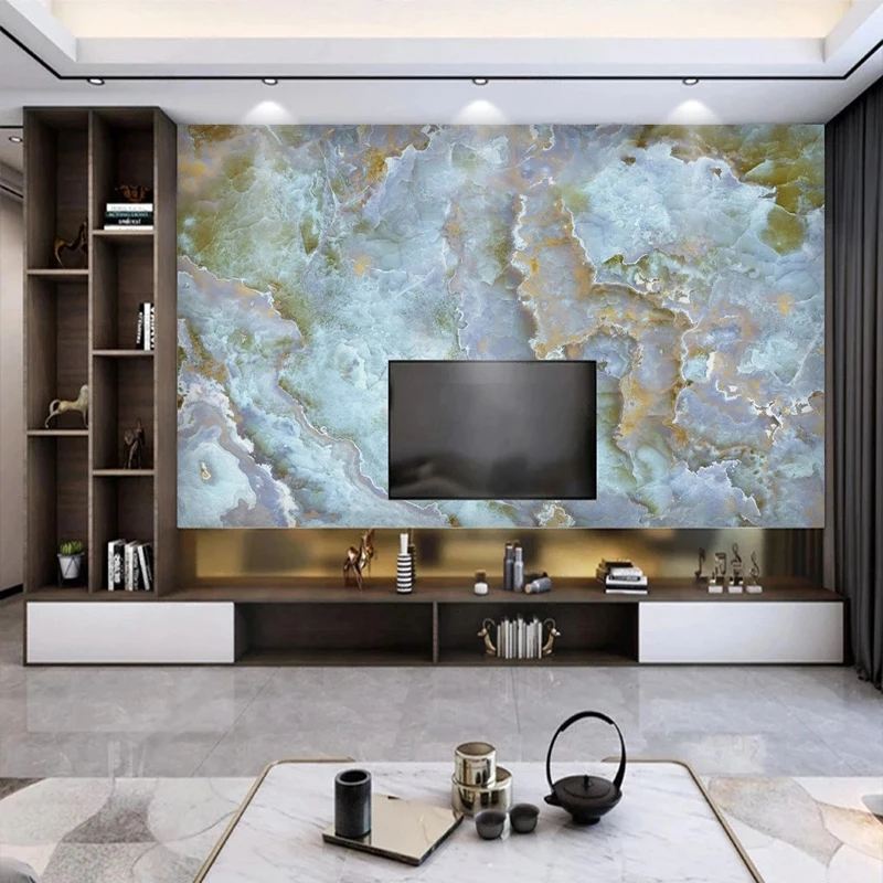 

Custom 3D Photo Wallpaper Marble Texture Abstract Mural High Quality HD Wall Paper Living Room TV Wall Decor Home Improvement