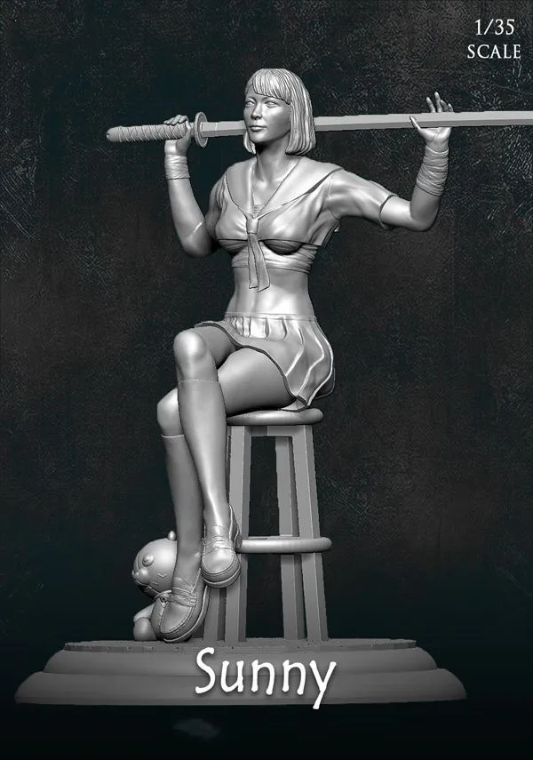 Figurine modèle en résine GK, tournesol, kit non assemblé et non peint, 1/35