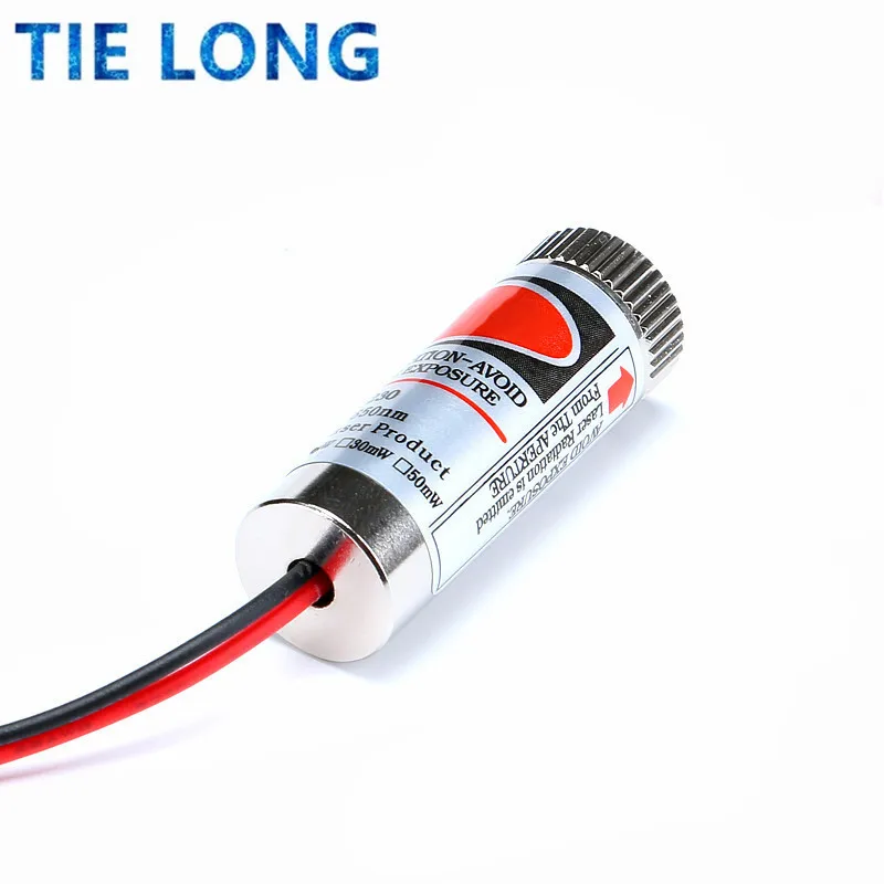 High Quality Red Line Laser Module 5mW 650nm Focus Adjustable Laser Head 5V Industrial Grade P0.05