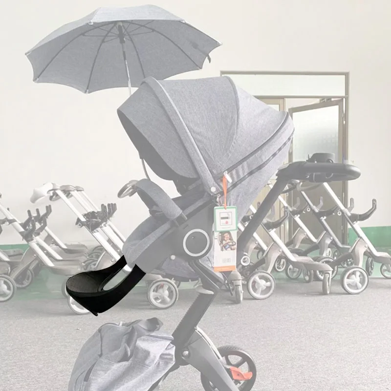 Sandaran kaki Kereta Bayi, aksesori pengganti Pedal kaki kereta dorong bayi Stokke Xplory V3 V4 V5 Dsland