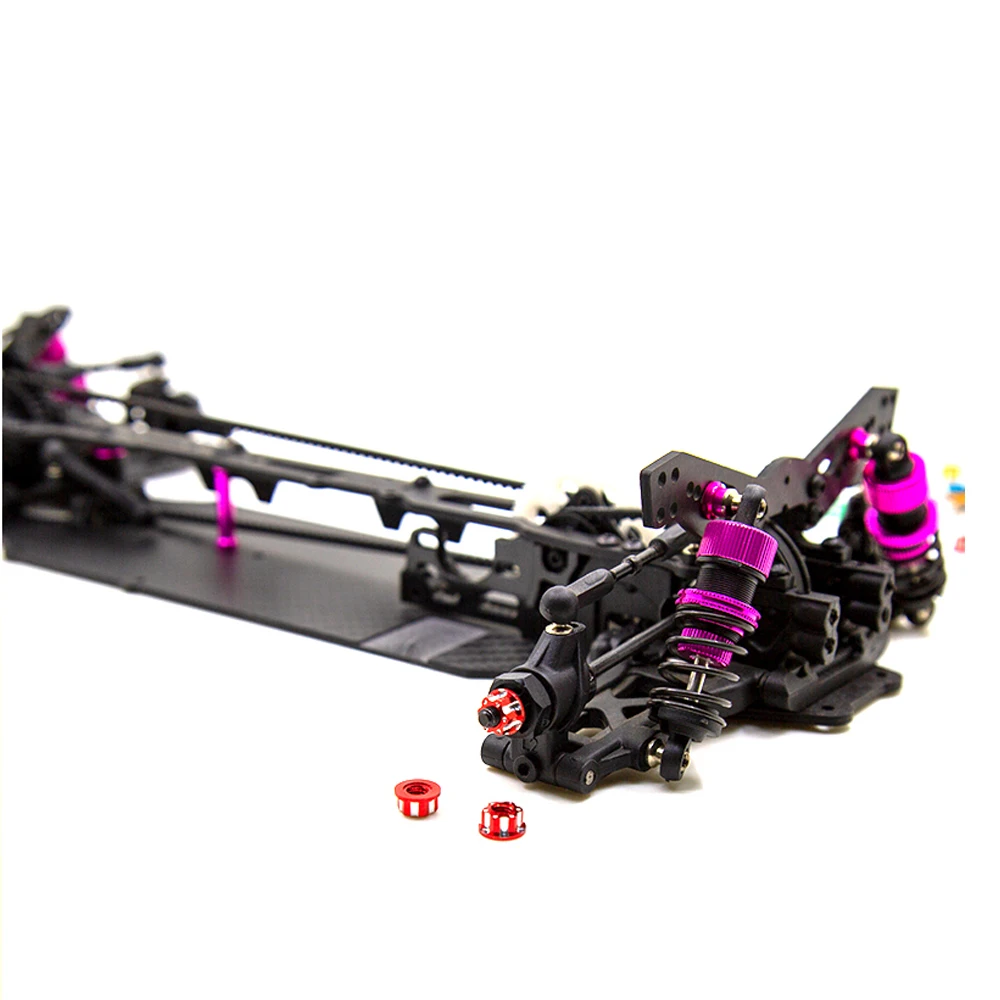 5pc 금속 4mm M4 휠 잠금 너트 1/10 드리프트 RC 자동차 크롤러 Traxxas TRX4 TRX6 축 SCX10 90046 AXI03007 Redcat MST