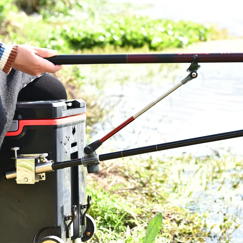 Multi-functional telescopic portable durable telescopic holder fishing rod holder telescopic fishing accessories
