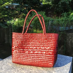 Pure natural seaweed hand - woven package Thai version of women 's shoulder bag travel vacation beach package wholesale