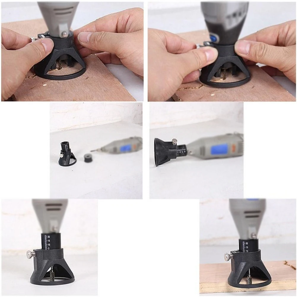 Localizzatore smerigliatrice elettrica Mini campana bocca localizzatore mulino elettrico trapano rettifica lucidatura fermo supporto modello utensile rotante
