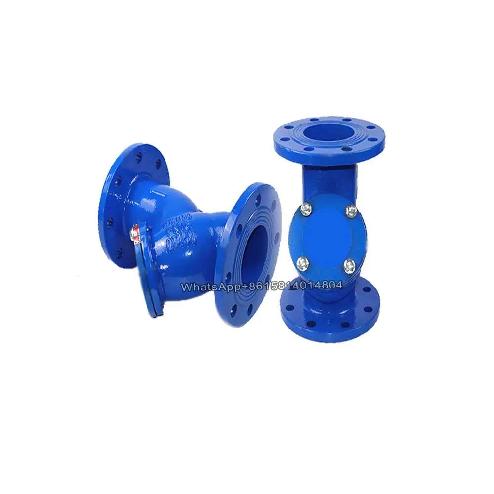 1pc Y-type filter / ductile iron flange decontamination device / stainless steel strainer pipe valve