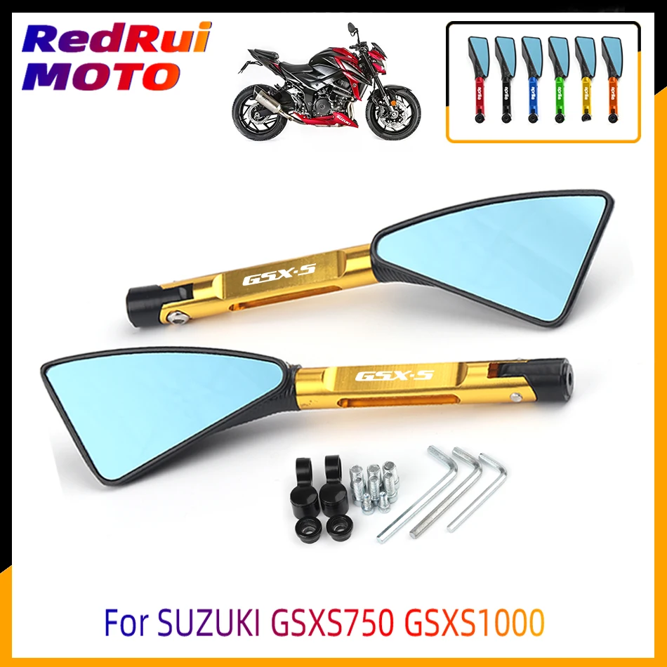 

For SUZUKI GSXS750 GSXS1000 GSXS 1000 750 Aluminum CNC Motorcycle Side Mirror rearview Mirrors Motorcycle Accessorie