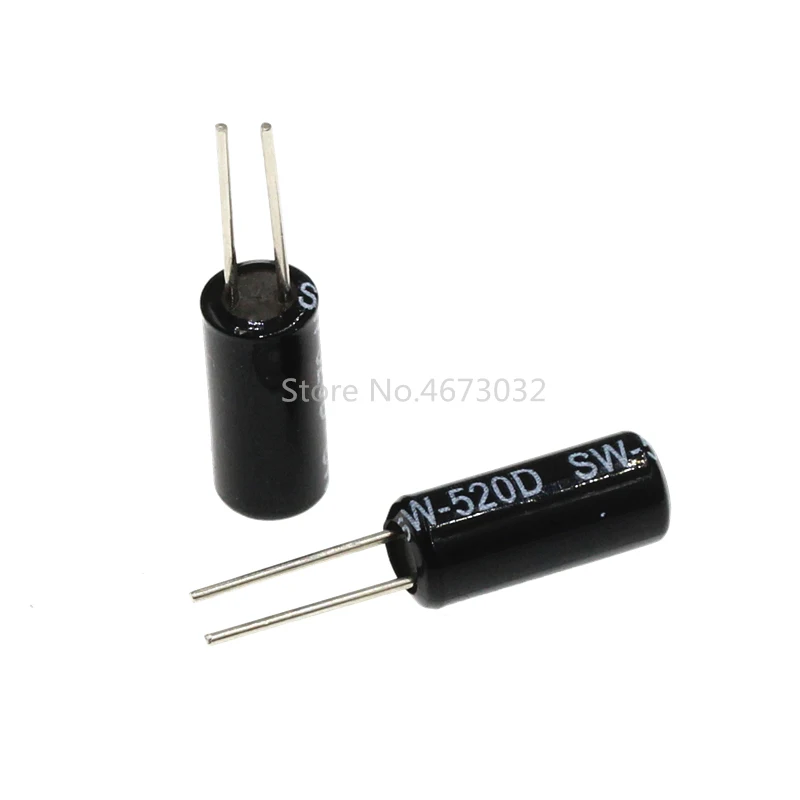 

500pcs/lot SW-520D SW520D vibration switch 5.2 * 11.5 mm ball switch angle switch tilt switch 5.2*11.5mm