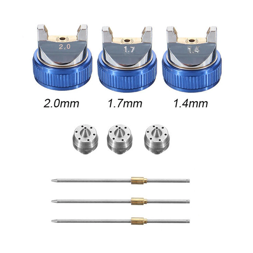 Hvlp空気圧車エアペイントスプレーガン,プロ用重力ノズル,g2008,1.4/1.7/2.0mm