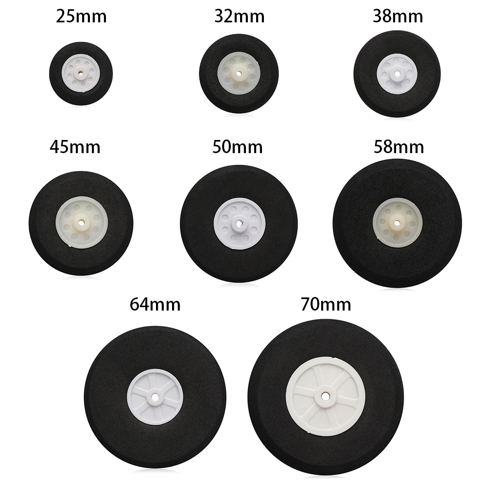 Tail Wheel Rubber PU Plastic Hub 1\