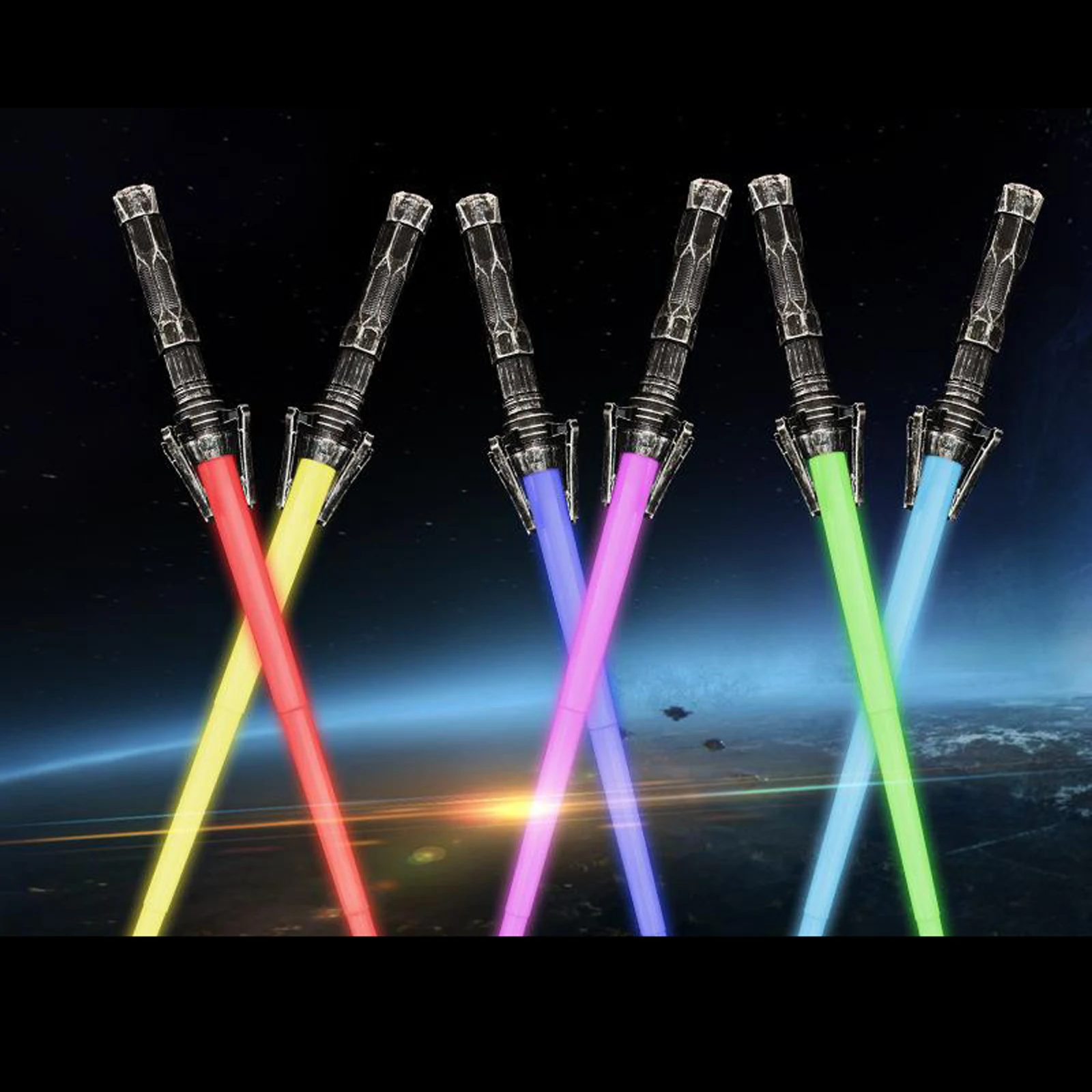 Light Up Flashing Saber  Toy with Its Dress Up Present Parts Prop