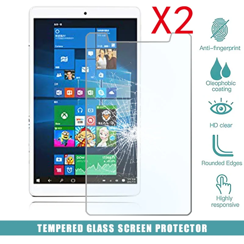 

2Pcs Tablet Tempered Glass Screen Protector Cover for Teclast X80 Pro Tablet Computer Tempered Film Anti-Scratch Explosion-Proof