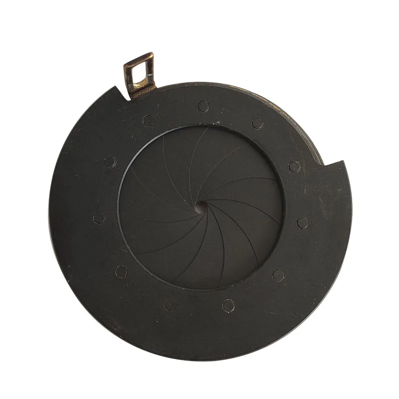 Amplifying Iris Diaphragm with Bracket Metal Manual Zoom Aperture Condenser for Camera Lens Microscope Surveillance Camera