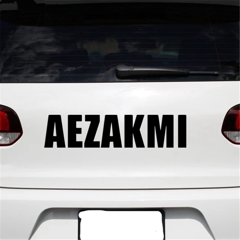 Funny AEZAKMI Car Sticker Automobiles Motorcycle Exterior Accessories Vinyl Decals for BMW VW Audi Gti