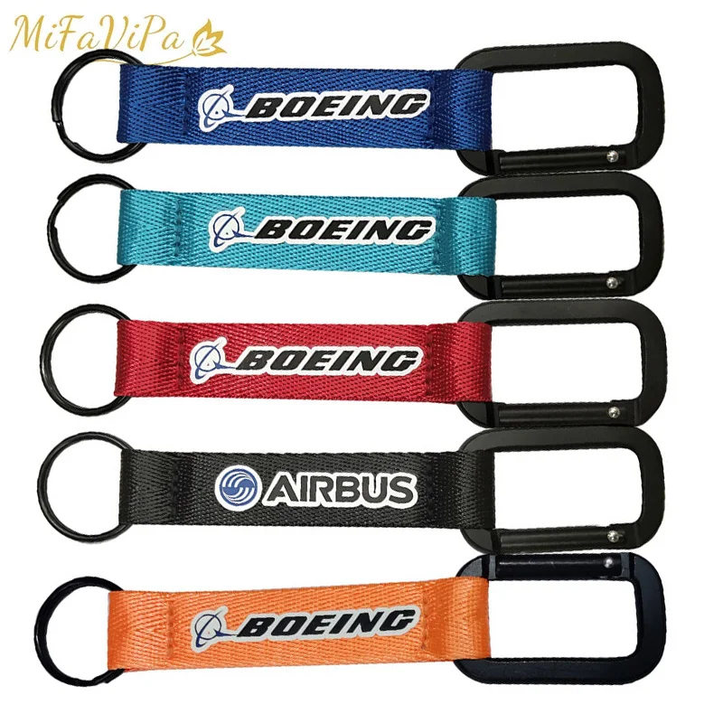 1 PC Boeing Pilot llavero Keychain Flight Crew Present Aviation Gift Carabiner Keyring Sleutelhanger Porte-cles Fashion Trinket