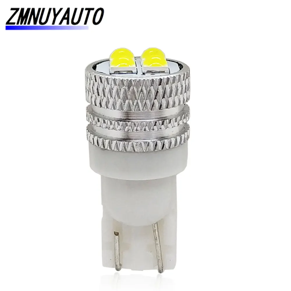 W5W LED 3030 SMD T10 Led 194 168 5W5 Car Wedge Bulb Auto Instrument Clearance Lights 12V White Red Yellow Blue Pink