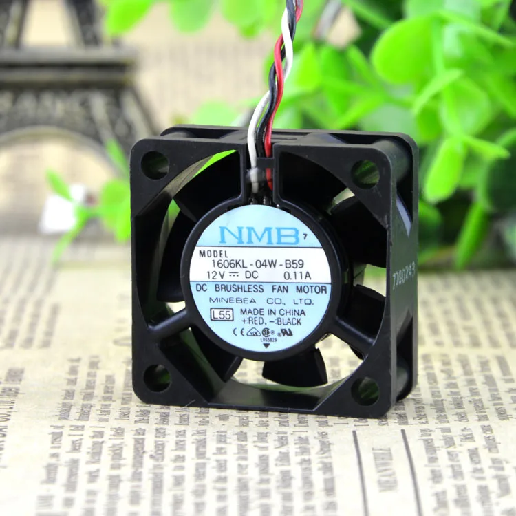 

NEW 1606KL-04W-B59 12V 0.11A 40*40*15MM Motor protection cooling