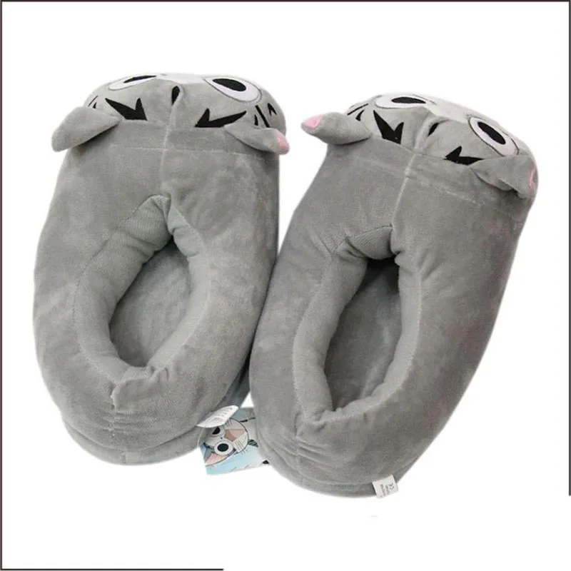 Cat Custom special slippers fur slippers Unisex Cute shoes anime Home Children men women winter snow pantoffels indoor warm