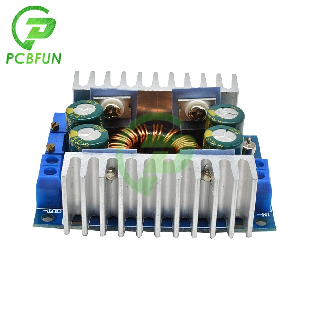 DC-DC 12V 24V 8A Automatic Adjustable 5-30V to 1.25-30V Step Up Down Boost Buck Converter Power Module Voltage Regulator for Car