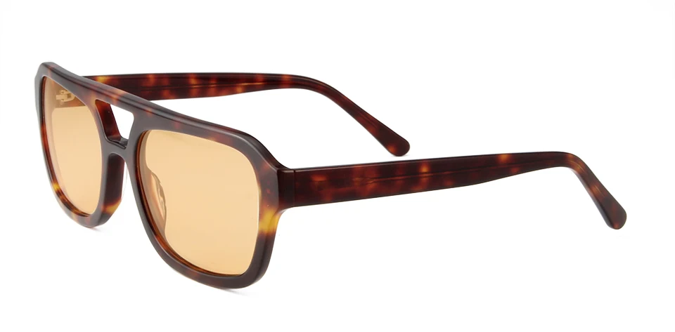 VE Designer Quadratische Sonnenbrille für Damen, Hochwertige Weiße Acetat-Sonnenbrille für Herren, Doppelbrücken-Design, Große Gläser, Oculos – Detail 21