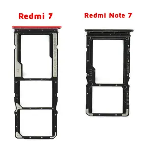 Bilashmart Xiaomi Redmi Note 7 SIM Card Tray Holder Note 7S Note7 Pro Micro SD Card Slot Adapter Redmi 7 Sim Tray Replacement Parts