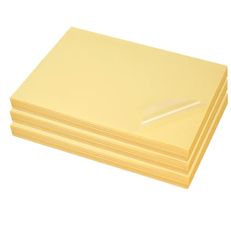 Wodoodporna i olejoodporna przezroczysta samoprzylepna folia A4 PET z laminowaną etykietą laserowa drukarka atramentowa pusty papier biurowy