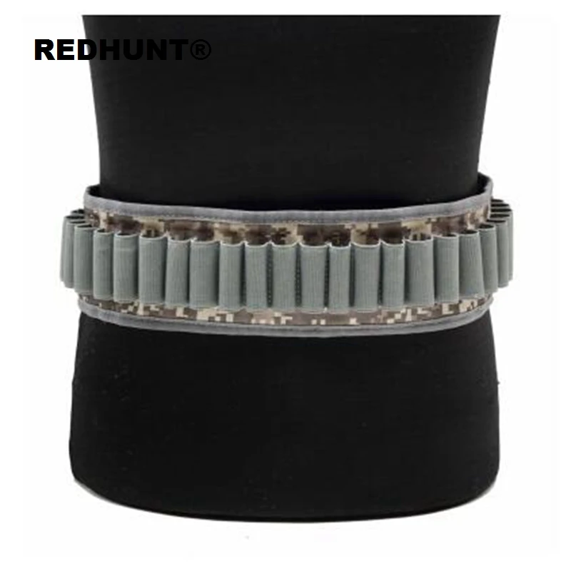 Tactical Shooting 30 Rounds Shotgun Shell Holder Belt Gun Bullet Belt Pouch Waterproof Canvas Cartridge Ammunition Belt