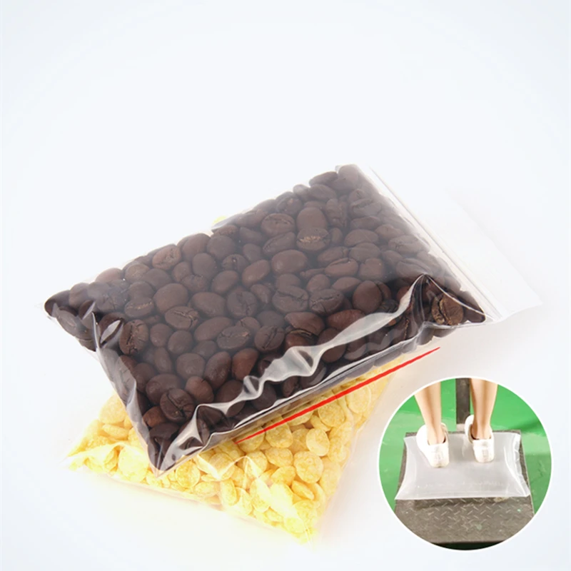 StoBag 100pcs Transparent Small Ziplock Plastic Bags Phone Food Dried Fruit Packing Supplies Waterproof Oil-proof Poly Clear Bag