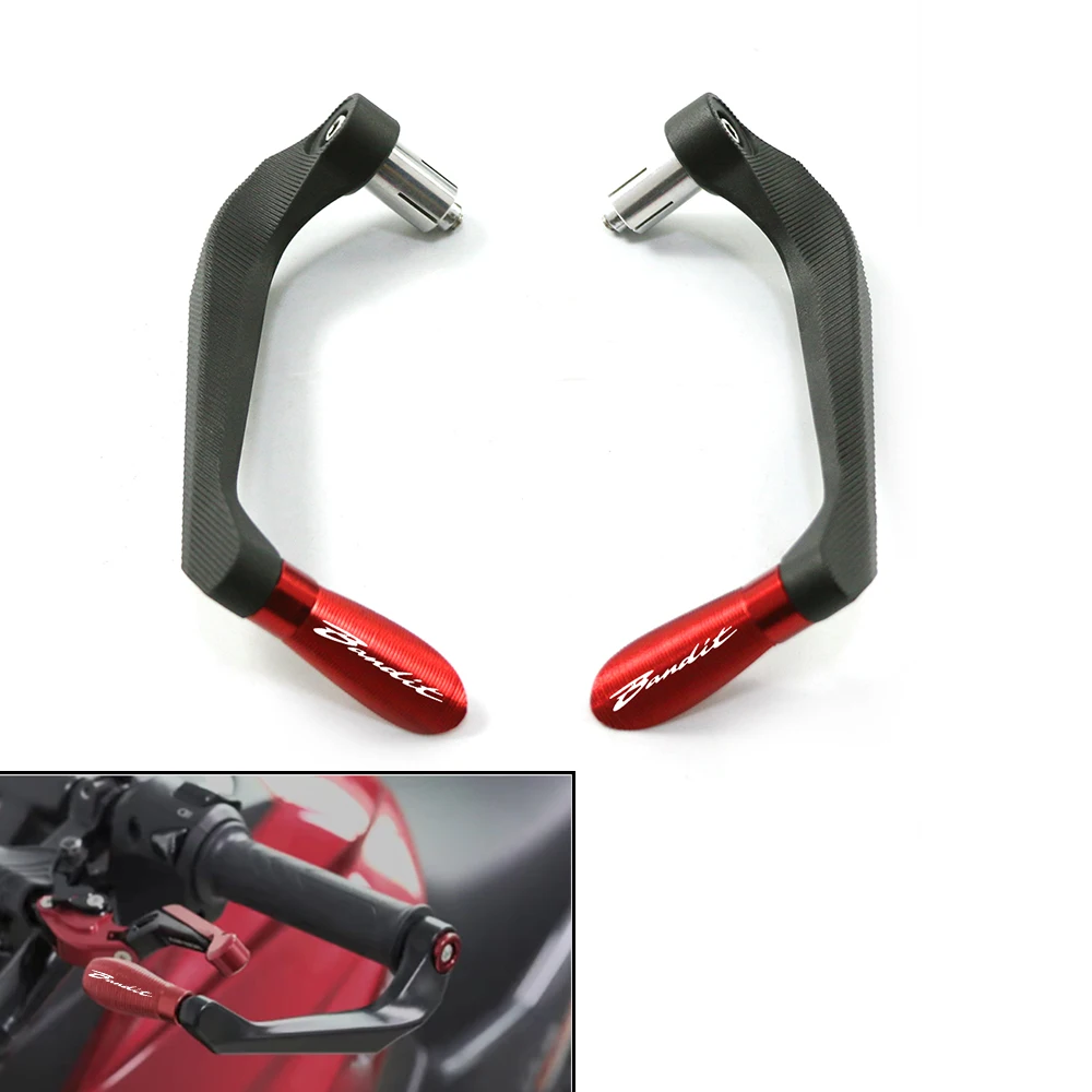 Motorcycle 7/8'' Handlebar Grips Brake Clutch Levers Protector For SUZUKI GSF 250 600 600S 650 650S 650N 1200 1250 Bandit 650S