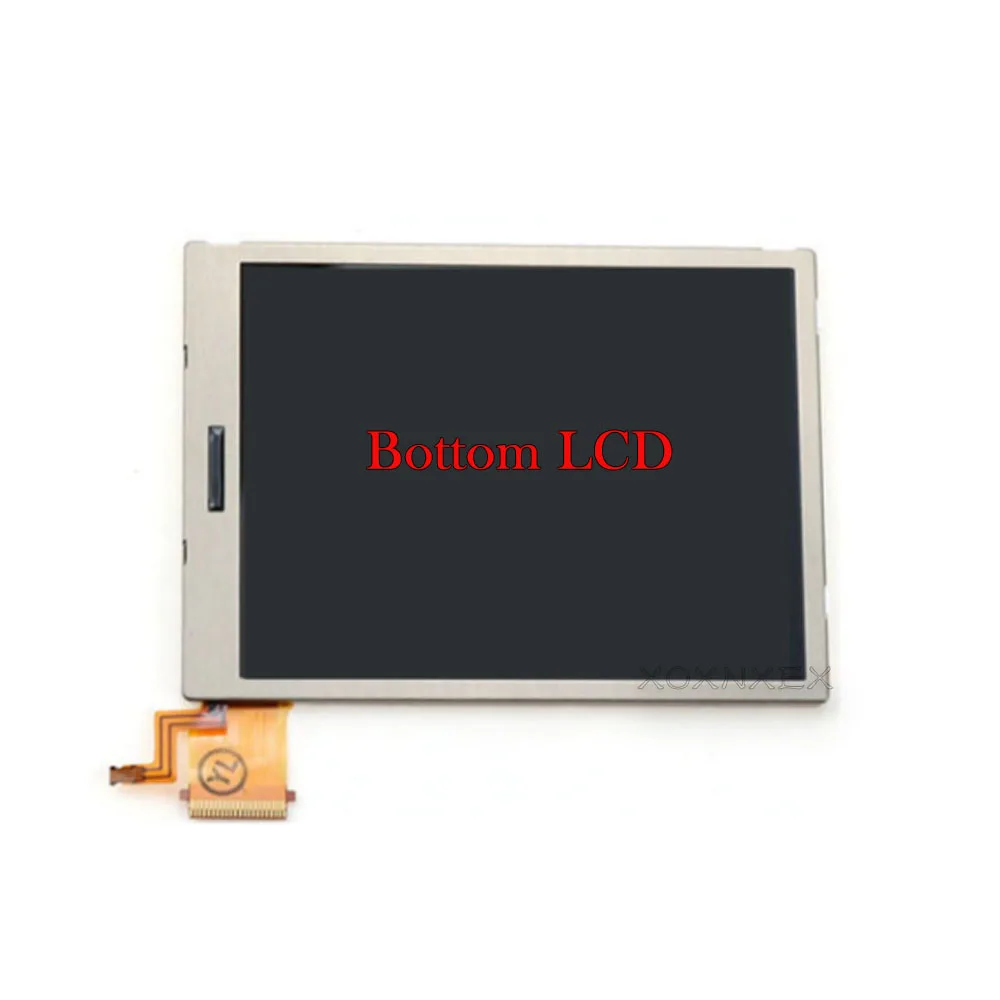 Piezas de repuesto pantalla LCD superior inferior y superior inferior para Nintendo 3DS LCD con pantalla táctil digitalizador pantalla de cristal Panel táctil