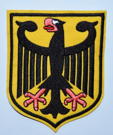 (5 pcs) Black Eagle Applique Patch - Flying, Landing, German Bird iron on patch  ( about 7.2 * 9 cm)