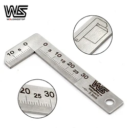 chamfer ruler 90 degree ruler right angle square 0.5mm welding gauge measure tool