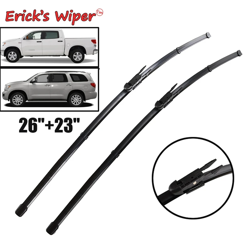 Erick's Wiper LHD Front Wiper Blades For Toyota Tundra Sequoia 2007 - 2020 Windshield Windscreen Window Car Rain Brushes 26