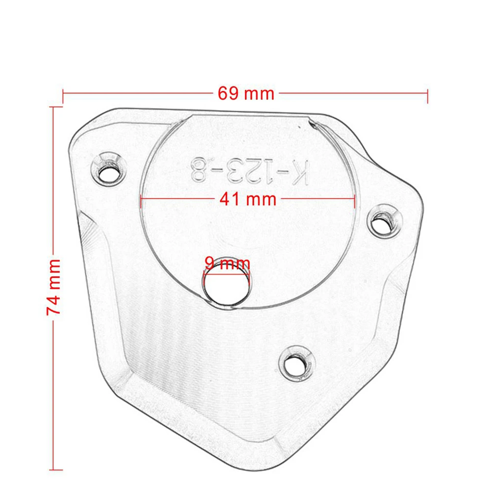 For KTM Duke 125/200/390 Duke690 SMC Enduro 990 950 ADV Motorcycle Kickstand Foot Side Stand Extension Enlarge Pad Support Plate