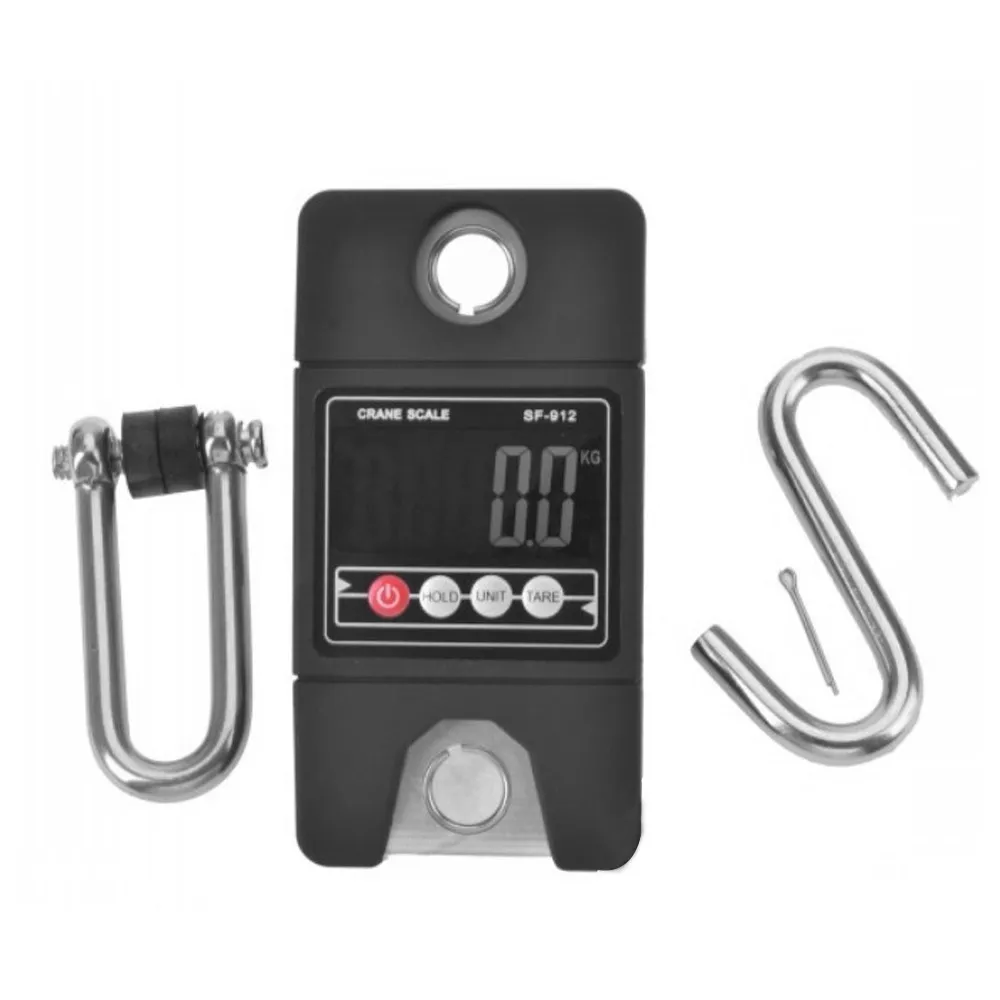 Creative Electronic Portable Hanging Mini Size 300KG Industrial Crane Handle Digital LCD Weight Hook Scale