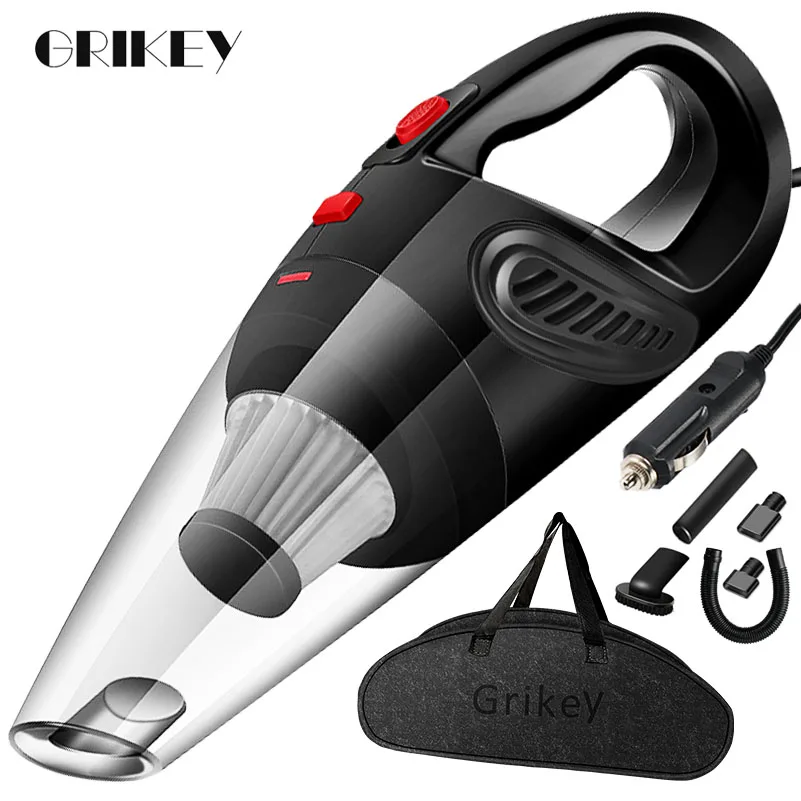 

GRIKEY Car Vacuum Cleaner For Car Vacuum Autobiotic 12V Powerful Handheld Vacuum Cleaner Car Cleaning 5800Pa Big Suction limpiez