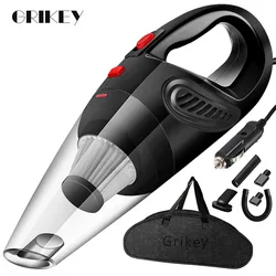 GRIKEY Car Vacuum Cleaner For Car Vacuum Autobiotic 12V Powerful Handheld Vacuum Cleaner Car Cleaning 5800Pa Big Suction limpiez