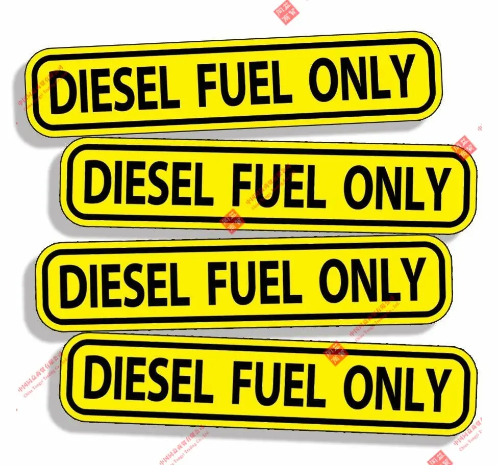 Gasoline ONLY Sticker OEM Gas Engine Fuel Car Vehicle Tractor Labels Vinyl Decal Car Decal Decoration Laptop