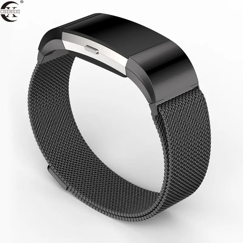 Magnetic Metal Strap For Fitbit Charge 2 Band Replacement Bracelet Wristband For Fitbit Charge 2 Strap Smart Watchband Accessory