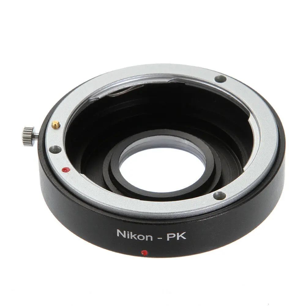 FOTGA Adapter Ring Infinity Focus w/ Glass for Nikon F AI Mount Lens to Pentax PK K K110D K200D K20D Camera