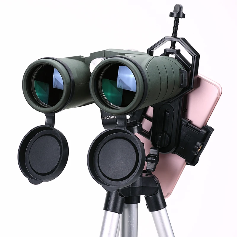 USCAMEL 8x42 BAK4 Binoculars Waterproof Telescope Professional Hunting Optics Camping Outdoor Bird Watching with Strap Carry Bag