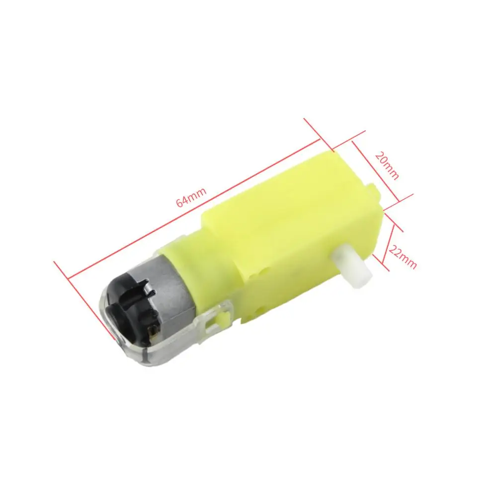 CHANCS MOTOR DC Electric Motor 3-6V DC Dual Shaft Magnetic Gearbox Engine With Plastic For DIY Smart Car Robot