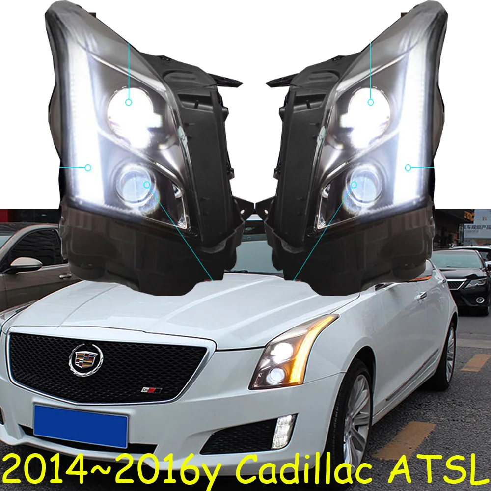 

2014~2018y car bumper head light for Cadillac ATSL headlight ATS-L car accessories LED DRL head lamp for Cadillacs ATSL headlamp