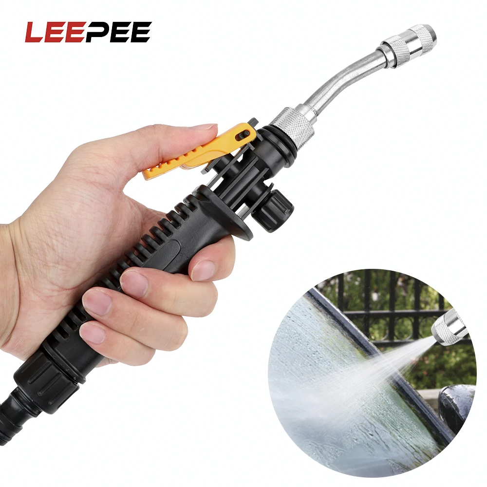 

LEEPEE Car Washing Atomizing Sprayer Washer Nozzles High Pressure Gun Hose Watering Sprinkler Jet Garden Cleaning Accessories